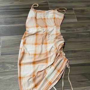 Plaid Body con mini dress